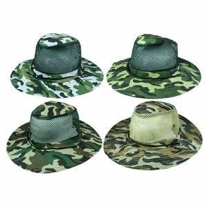 Lot of 8 CAMO Boonie Hats Unisex Summer Variety